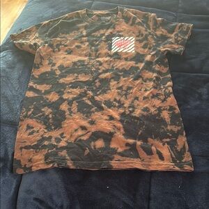 Tye dyed rose cotton tee